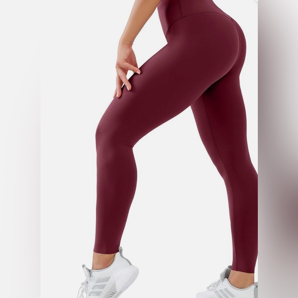 NWOT - Blue Maple High-Waisted Leggings - Brick Red